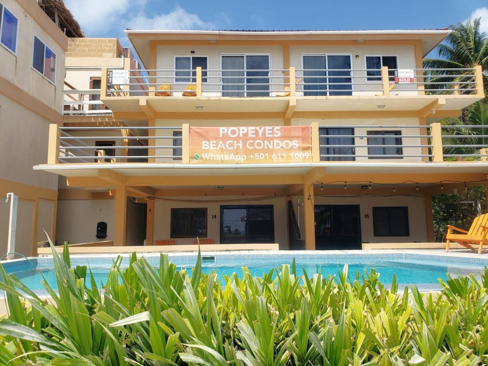 Beach Club Budget Rooms At Popeyes Caye Caulker Exterior foto